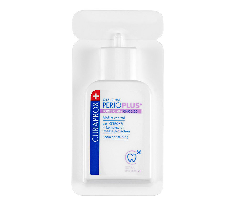 Миниверсия жидкости CURAPROX Perio Plus Forte, CHX 0,20%, 10 мл