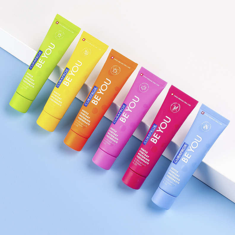 Отбеливающая зубная паста Curaprox Be You со вкусом арбуза, 60 мл