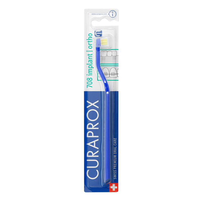 Зубная щетка Curaprox CS 708 Implant Ortho для брекетов и имплантов
