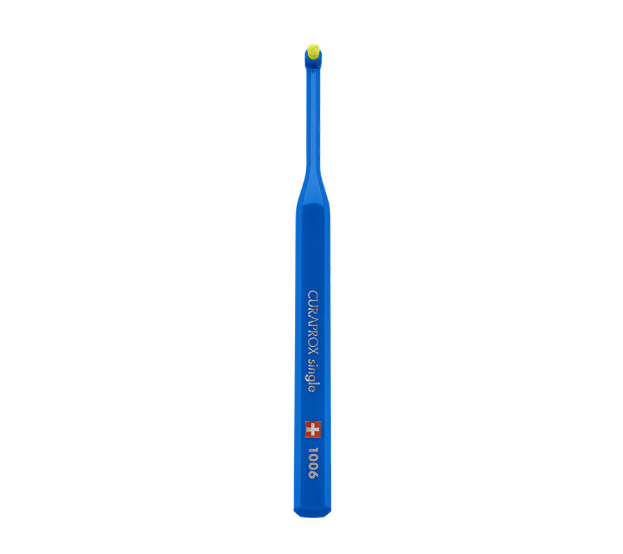 Набор монопучковых щеток Curaprox CS 1006 Single (2 шт.), (оранжевая и темно-синяя)