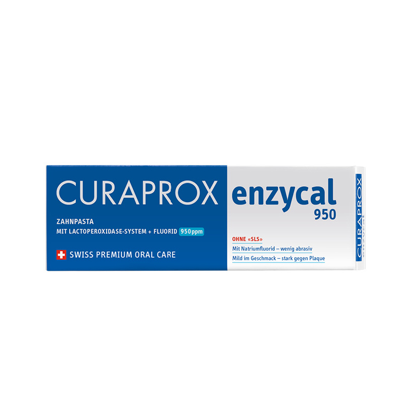 Зубная паста Curaprox Enzycal 950 ppm, 75 мл