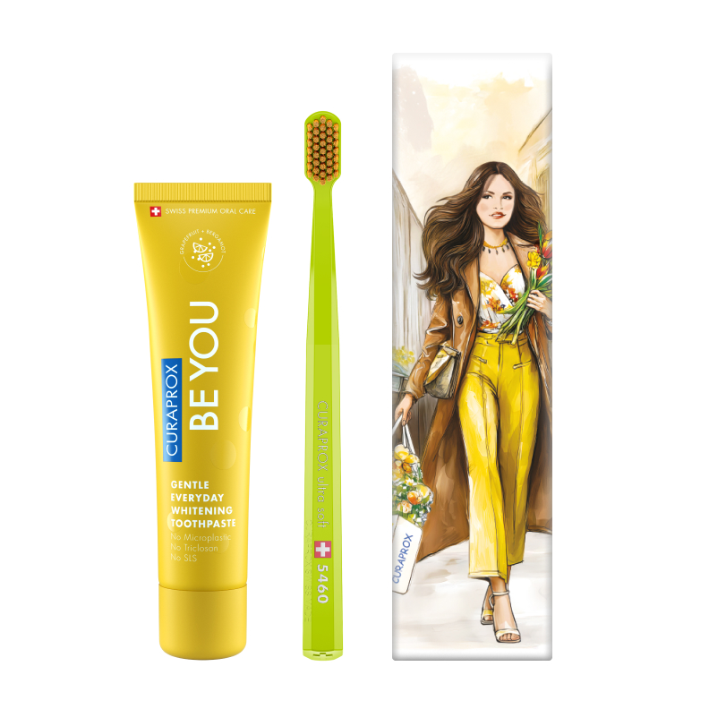 Набор Curaprox «Праздник с Be You Yellow» new