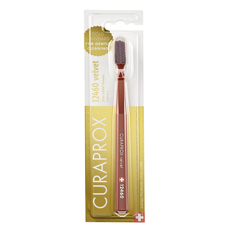 Зубная щетка Curaprox CS 12460 Velvet (коричневая)