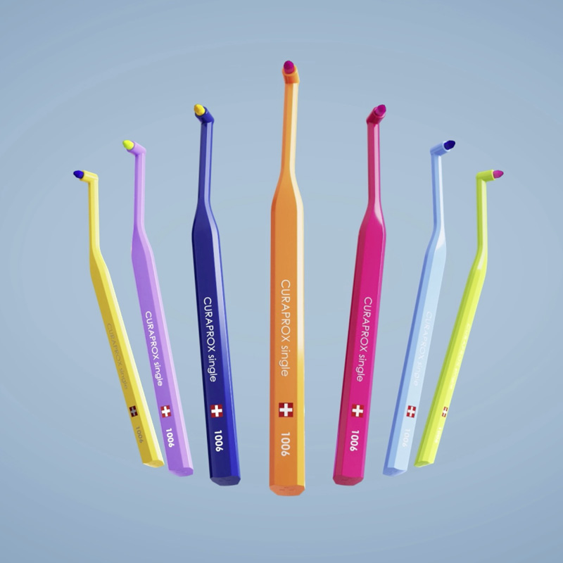 Монопучковая зубная щетка Curaprox CS 1006 single (голубая)