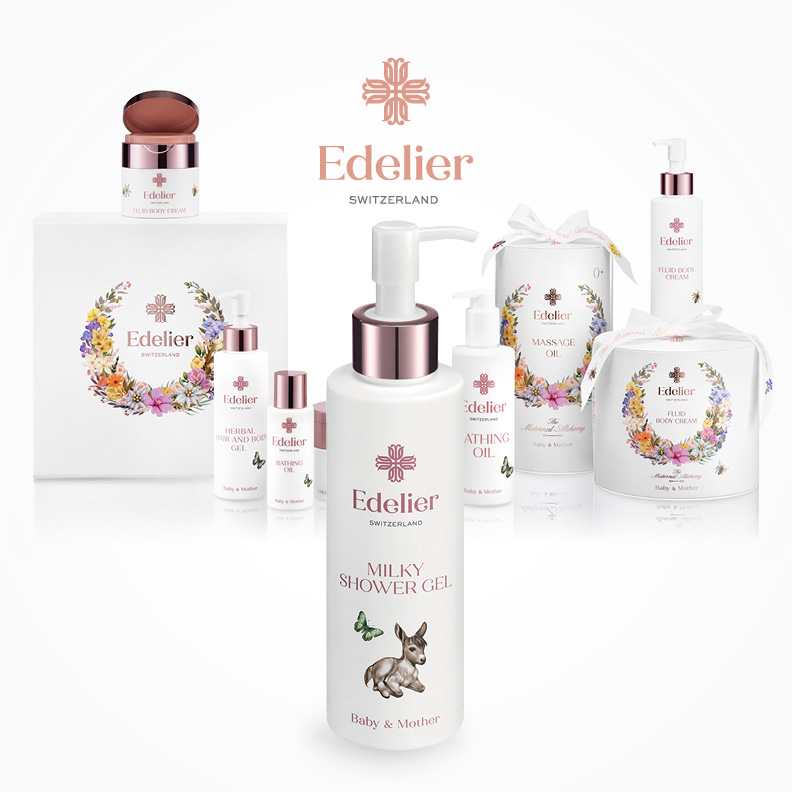 МОЛОЧНЫЙ ГЕЛЬ ДЛЯ ДУША EDELIER, 150 МЛ, КОРОБКА ТУБУС