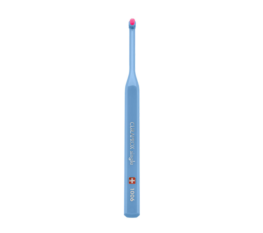 Монопучковая зубная щетка Curaprox CS 1006 single (голубая)