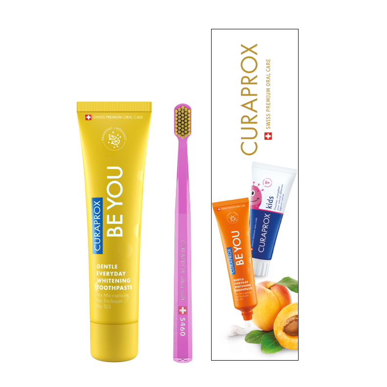 Набор Curaprox "Праздник с Be You yellow"