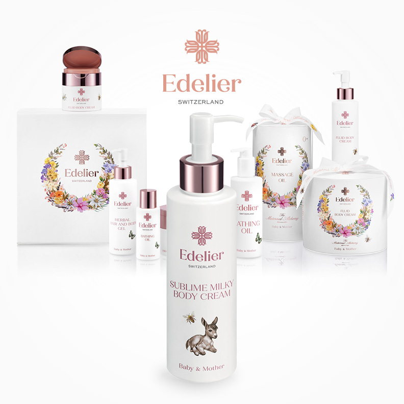 НЕЖНЫЙ МОЛОЧНЫЙ КРЕМ ДЛЯ ТЕЛА EDELIER, 150 МЛ