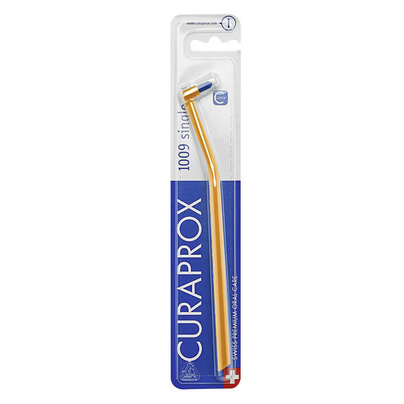 Монопучковая зубная щетка Curaprox CS 1009 single (оранжевая)