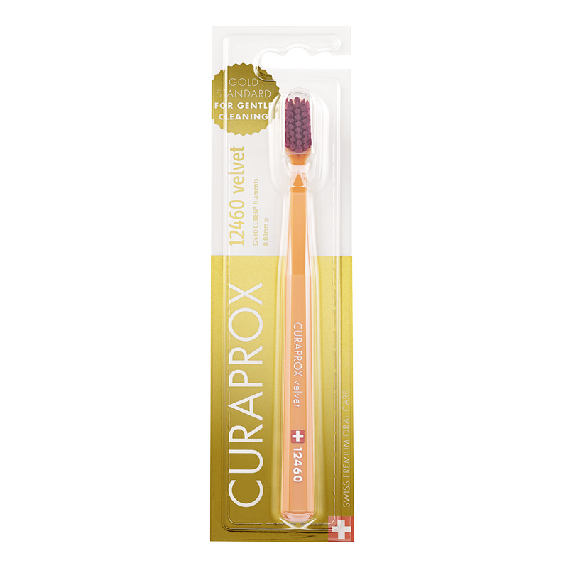 Зубная щетка Curaprox CS 12460 Velvet (оранжевая)