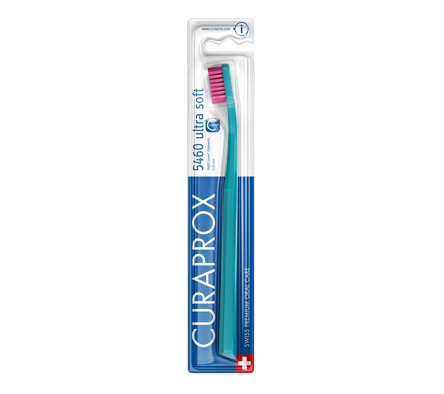 Набор зубных щеток Curaprox CS 5460 Ultra Soft (2 шт.), (желтая и зеленая)
