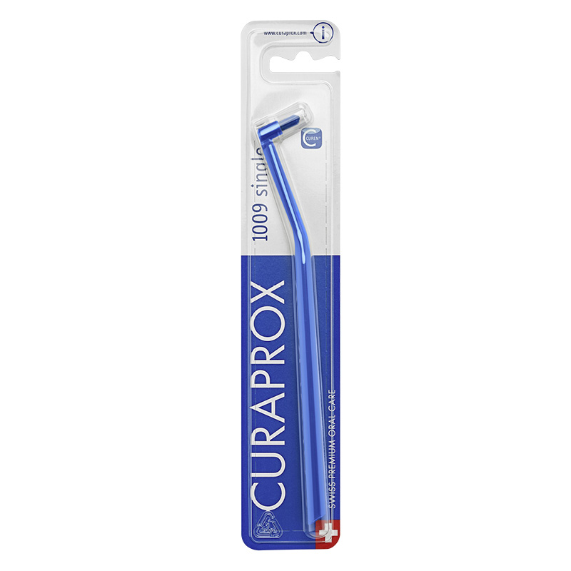 Монопучковая зубная щетка Curaprox CS 1009 single (темно-синяя)