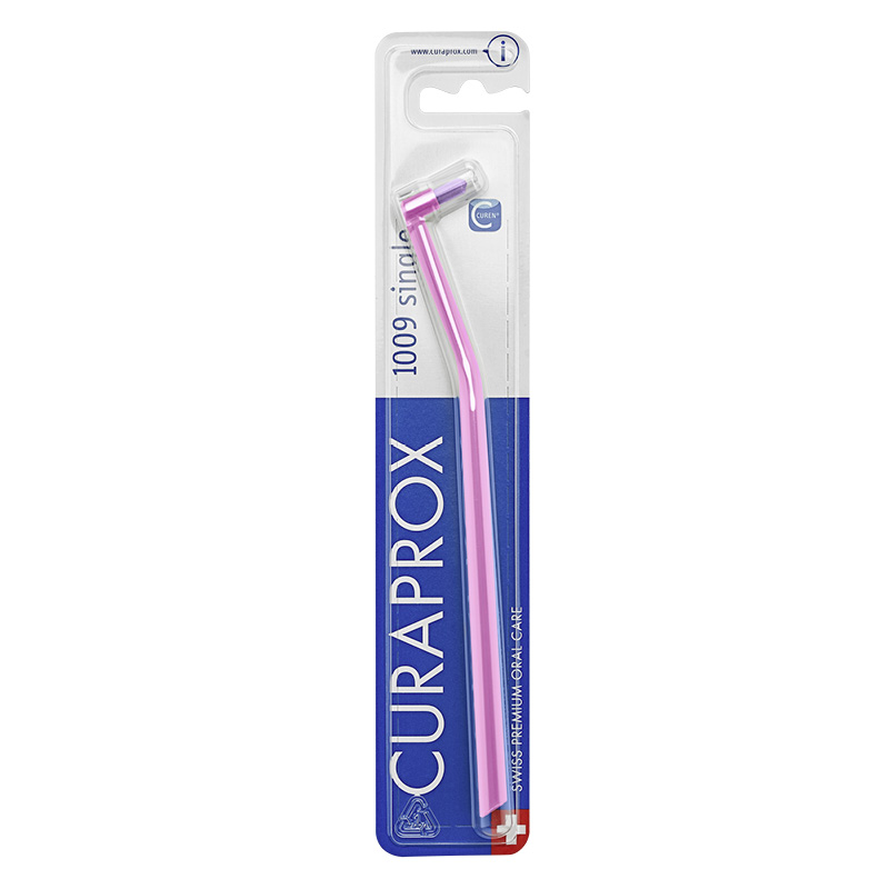 Монопучковая зубная щетка Curaprox CS 1009 single (розовая)