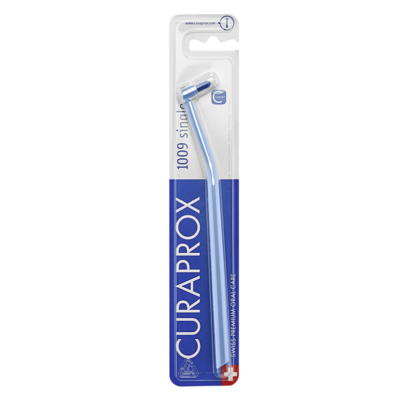 Монопучковая зубная щетка Curaprox CS 1009 single (голубая)
