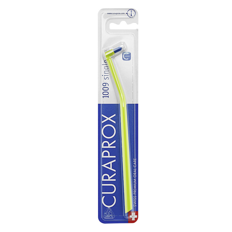 Монопучковая зубная щетка Curaprox CS 1009 single (салатовая)